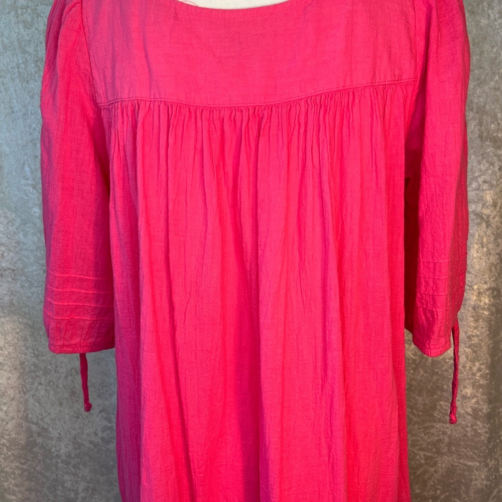 Hot Pink Long Summer Dress